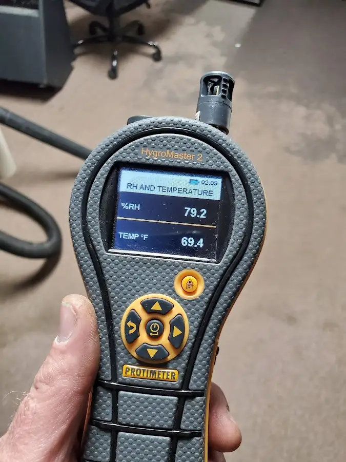 Moisture meter humidity assessment for Fire & Smoke Damage Restoration in Woodbridge